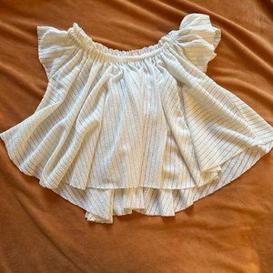 Free People Beach IvoryOff Shoulder Top - S
